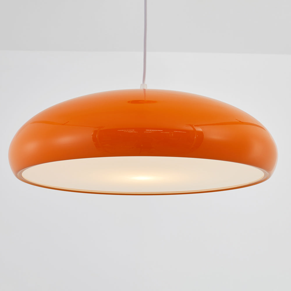 Arisha Nordica Doma Metal/Acrílico Lámpara Colgante Negra/Blanca — imagen 20 | Aura Lighting