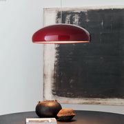 Arisha Nordica Doma Metal/Acrílico Lámpara Colgante Negra/Blanca — imagen 3 | Aura Lighting