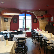 Arisha Nordica Doma Metal/Acrílico Lámpara Colgante Negra/Blanca — imagen 7 | Aura Lighting
