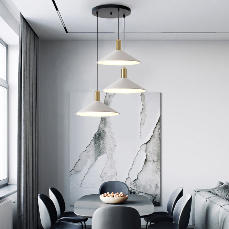 Arisha Simple Moderna Cónico LED Lámpara Colgante — imagen 10 | Aura Lighting