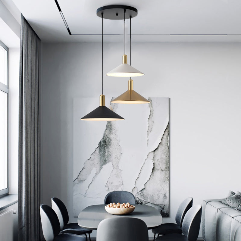 Arisha Simple Moderna Cónico LED Lámpara Colgante — imagen 3 | Aura Lighting