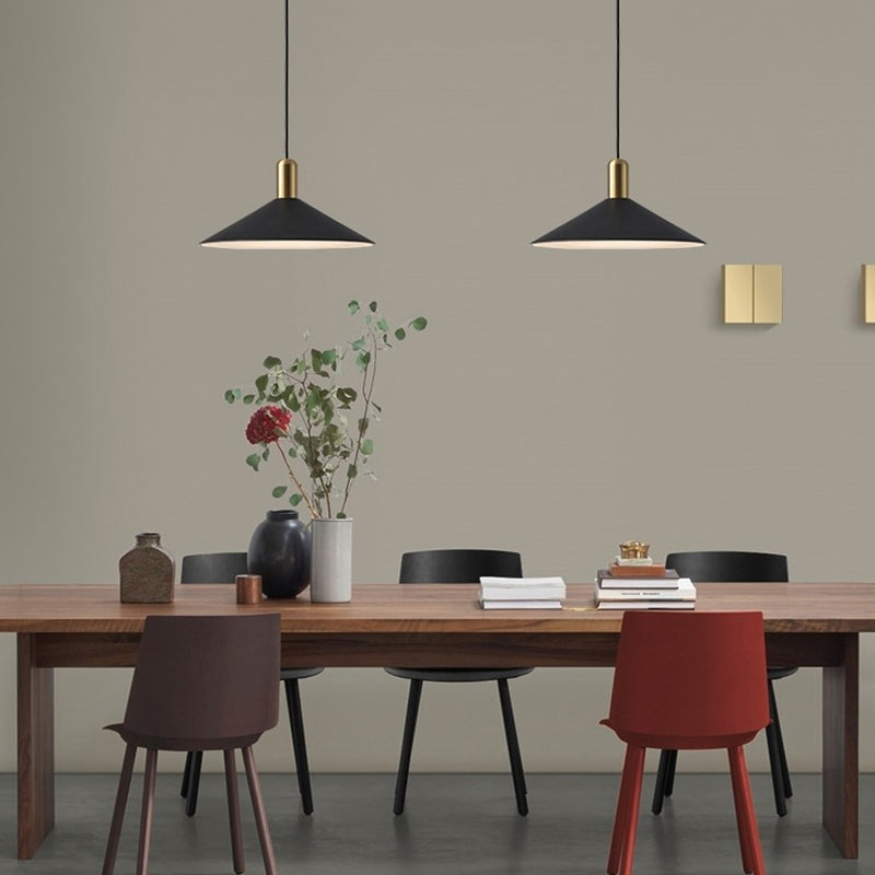 Arisha Simple Moderna Cónico LED Lámpara Colgante — imagen 7 | Aura Lighting