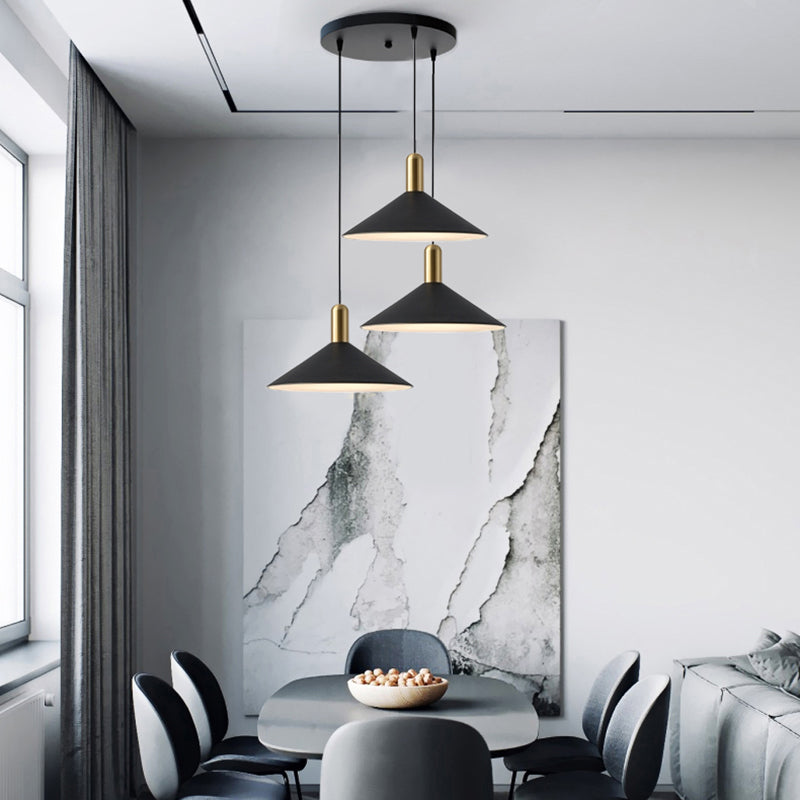 Arisha Simple Moderna Cónico LED Lámpara Colgante — imagen 8 | Aura Lighting