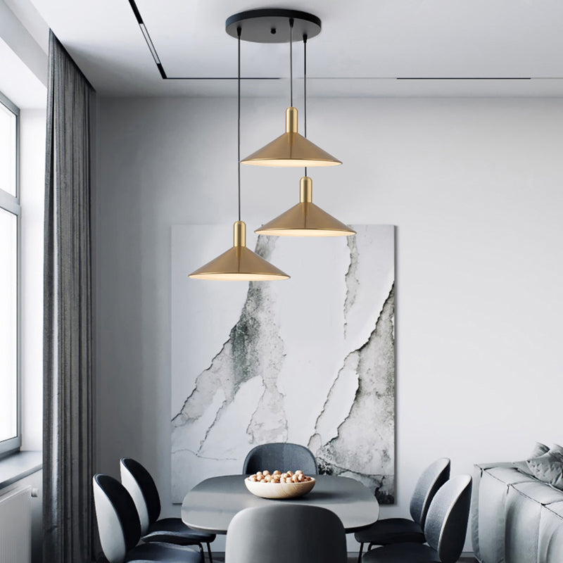 Arisha Simple Moderna Cónico LED Lámpara Colgante — imagen 9 | Aura Lighting