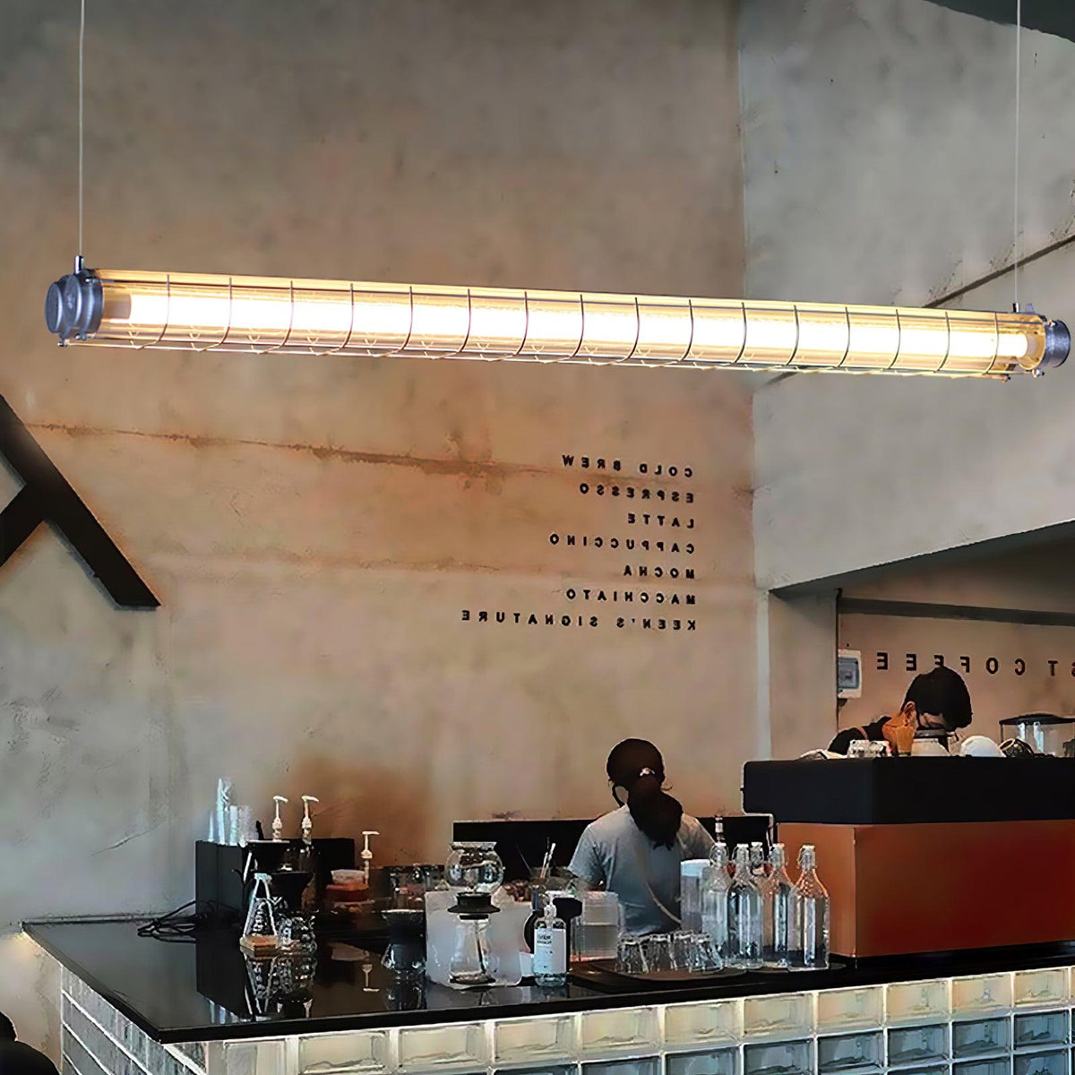 Arsorisra Industrial Linear Pendant Light - Aura Lighting