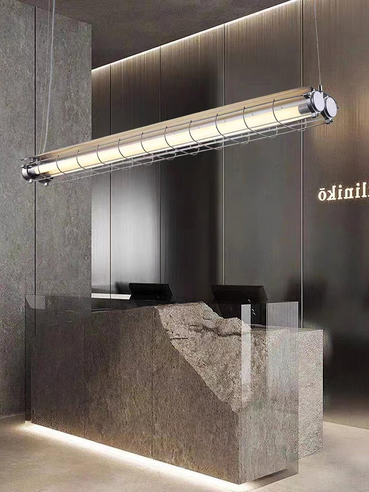 Arsorisra Industrial Linear Pendant Light - Aura Lighting