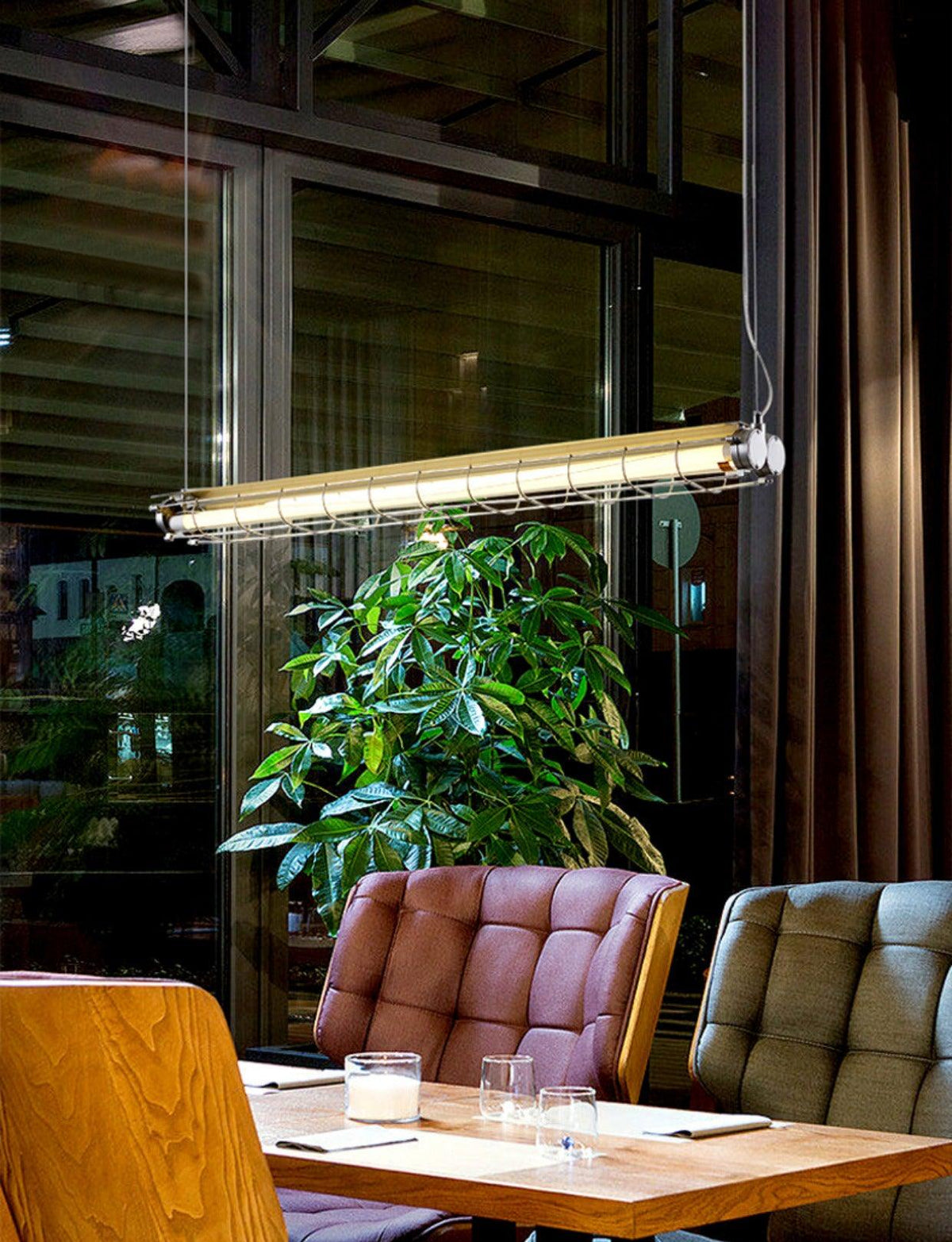 Arsorisra Industrial Linear Pendant Light - Aura Lighting