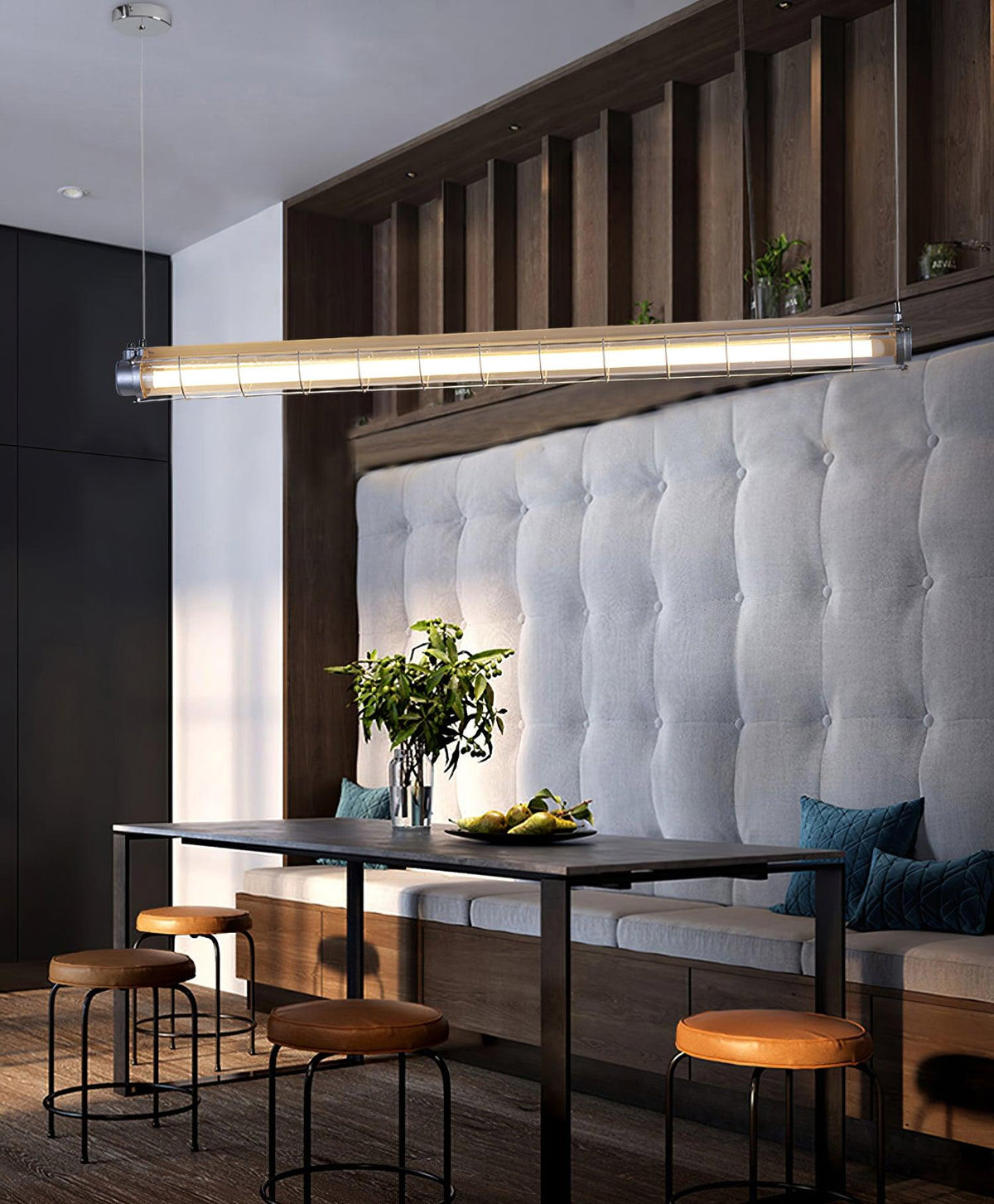 Arsorisra Industrial Linear Pendant Light - Aura Lighting