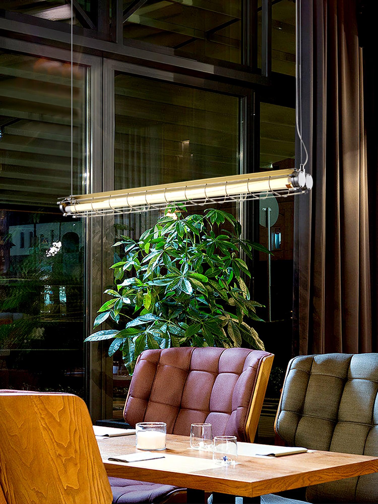Arsorisra Industrial Linear Pendant Light - Aura Lighting