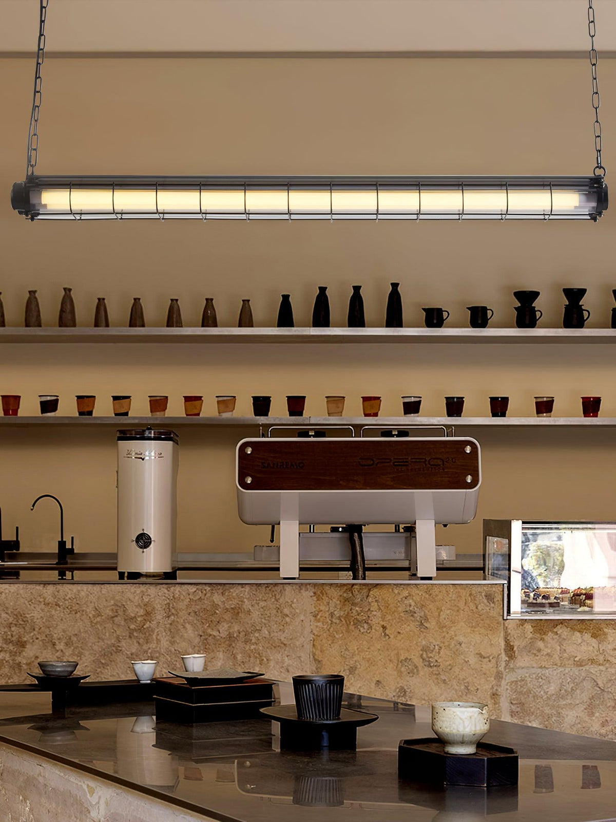 Arsorisra Industrial Linear Pendant Light - Aura Lighting