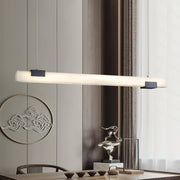 Avert Modern Minimalist Brass Alabaster Pendant Light - Lamp Copper