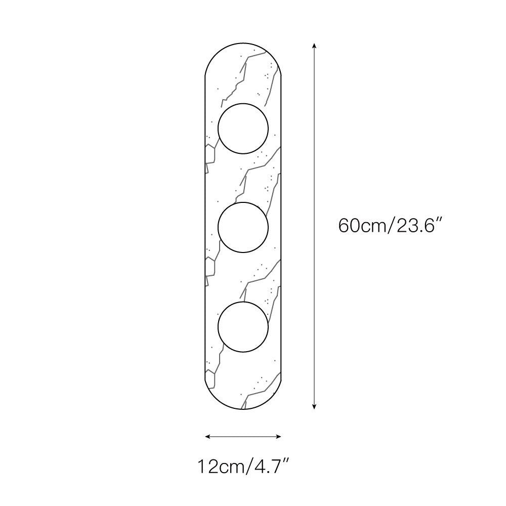 Avi Lámpara de Pared de Mármol — imagen 5 | Aura Lighting