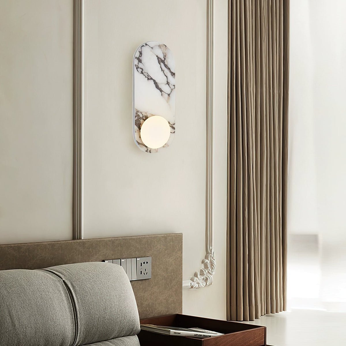 Avi Lámpara de Pared de Mármol — imagen 7 | Aura Lighting