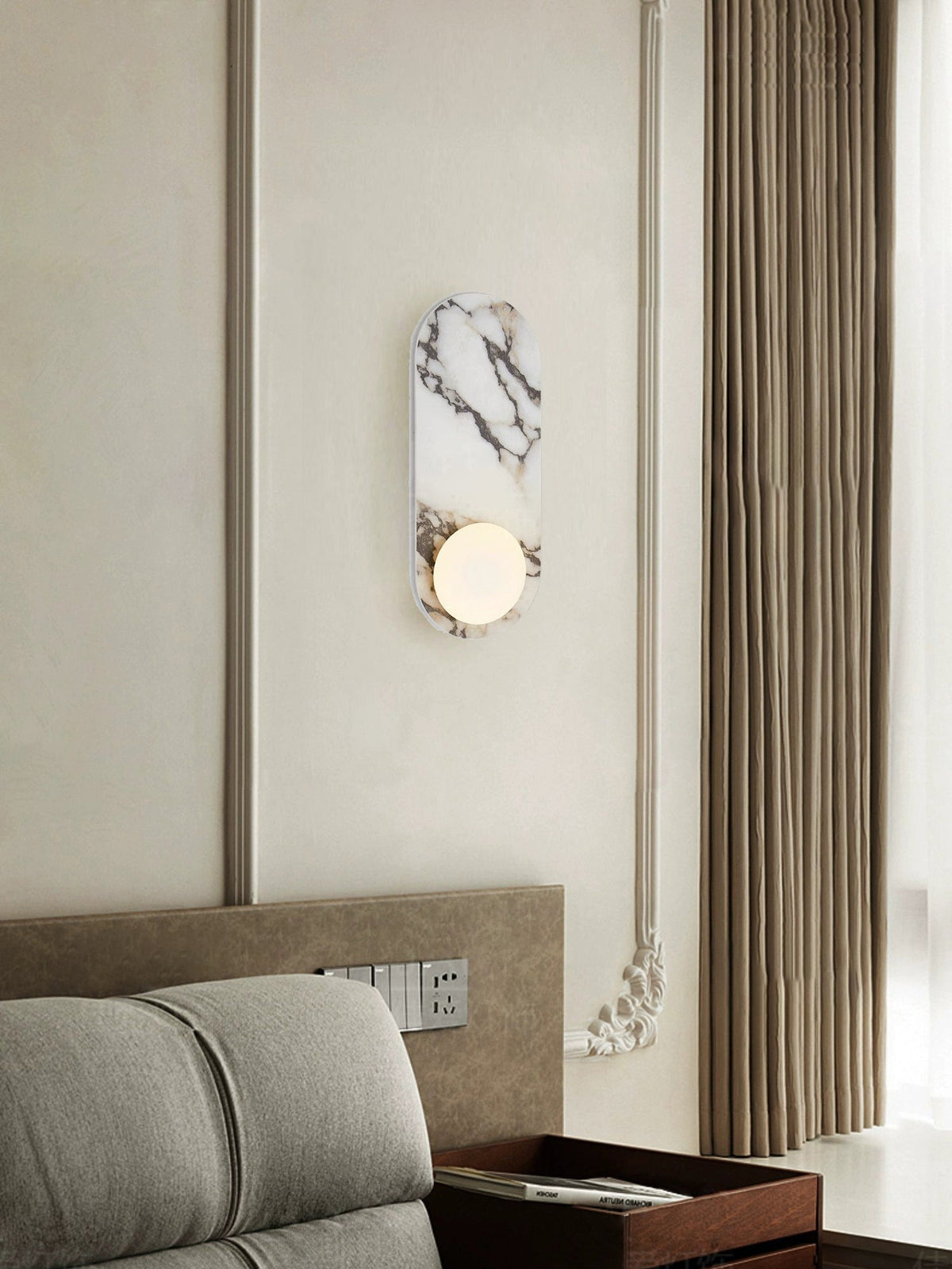 Avi Lámpara de Pared de Mármol — imagen 9 | Aura Lighting