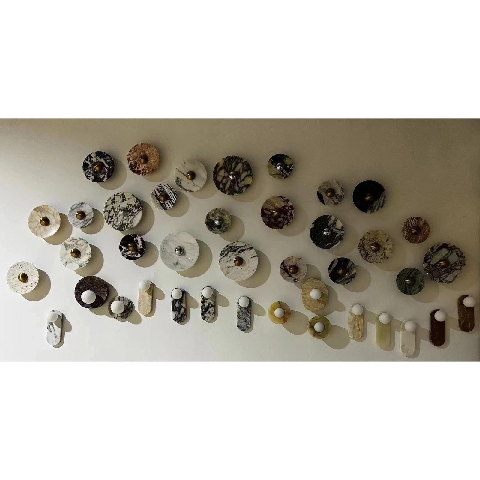 Avi Lámpara de Pared Ovalada de Mármol — imagen 11 | Aura Lighting