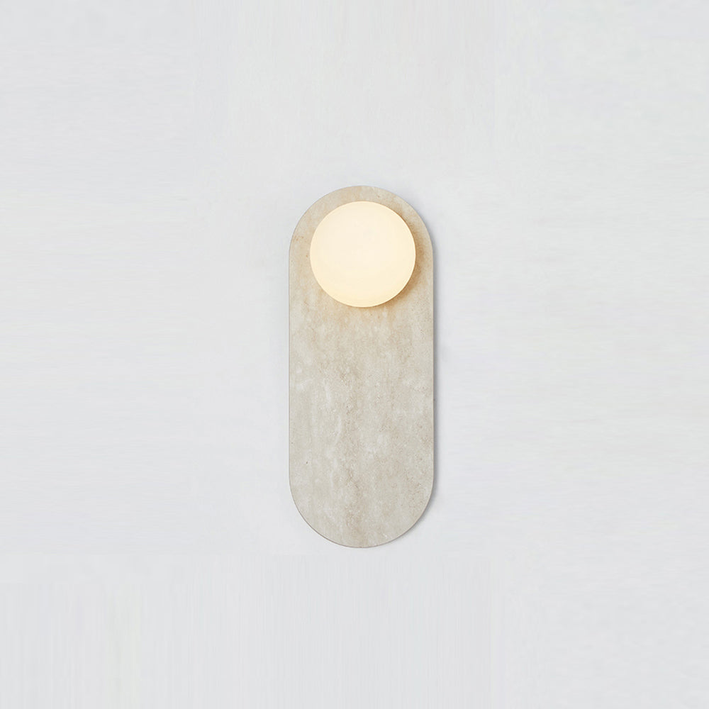 Avi Lámpara de Pared Ovalada de Mármol — imagen 12 | Aura Lighting