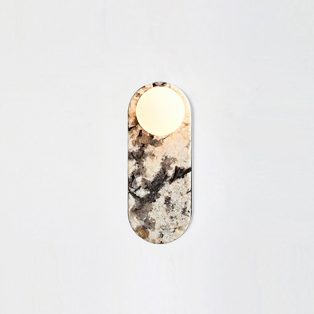 Avi Lámpara de Pared Ovalada de Mármol — imagen 15 | Aura Lighting