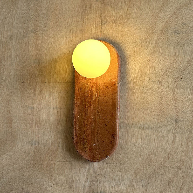 Avi Lámpara de Pared Ovalada de Mármol — imagen 22 | Aura Lighting