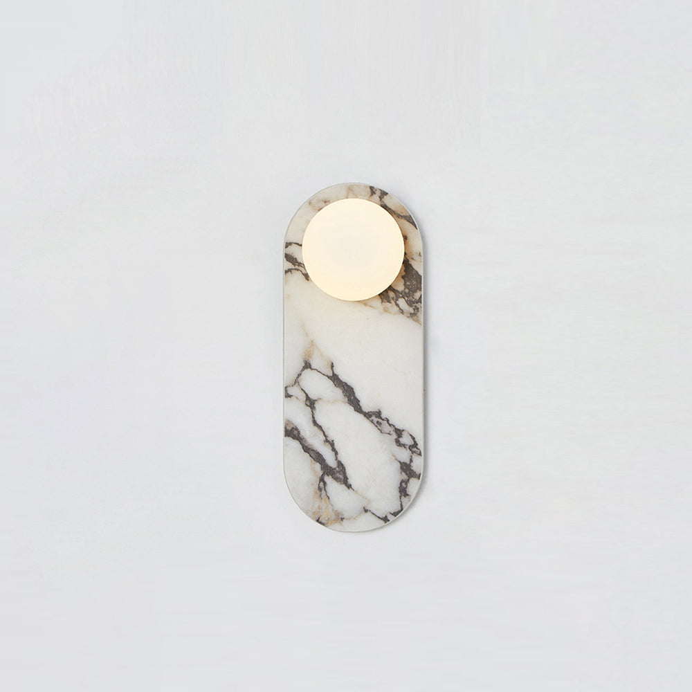 Avi Lámpara de Pared Ovalada de Mármol — imagen 25 | Aura Lighting