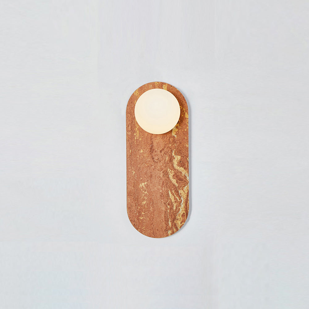 Avi Lámpara de Pared Ovalada de Mármol — imagen 30 | Aura Lighting