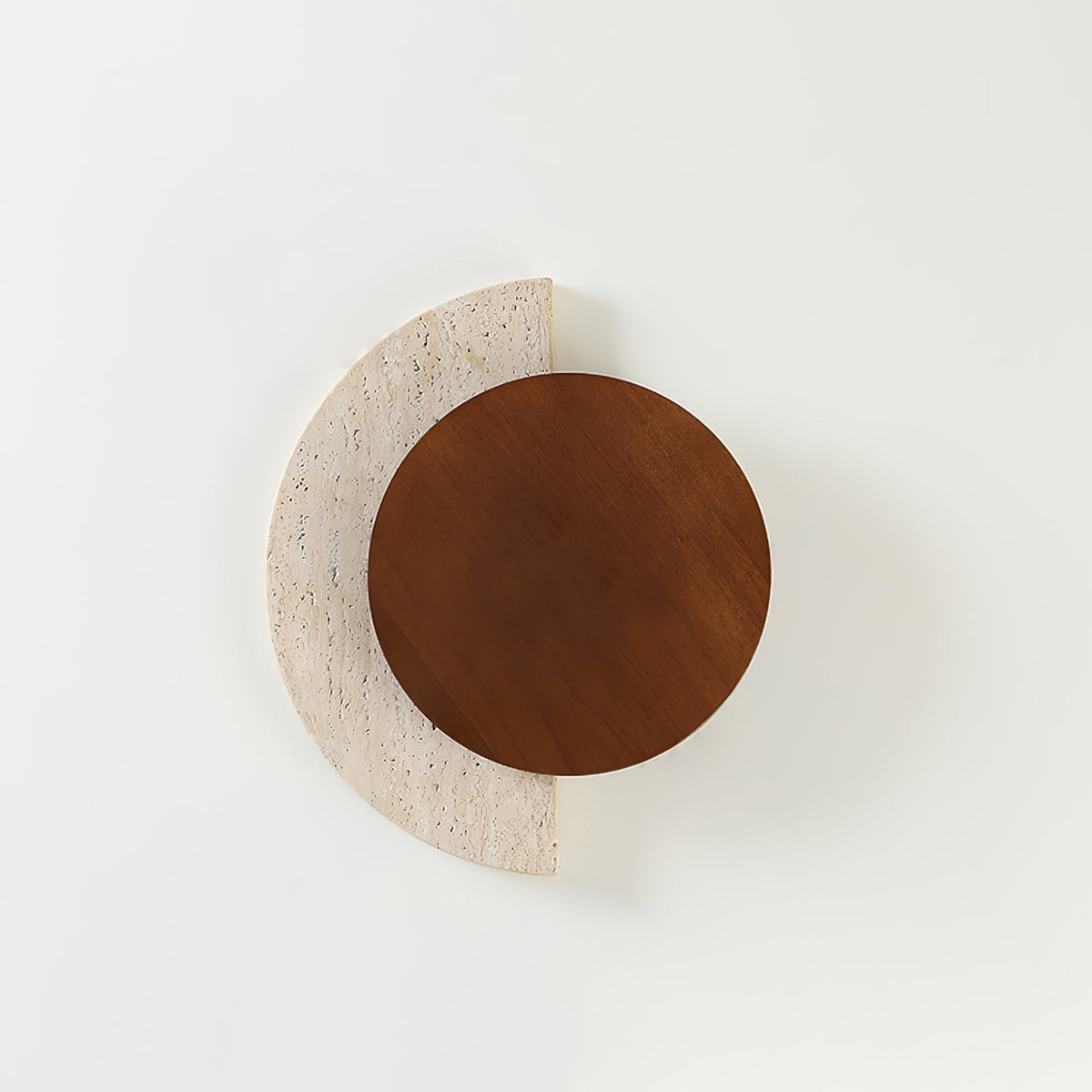 Coraeen Half-Moon Travertine Wall Light - Aura Lighting