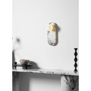 Covelyra Modern Minimalist Marble Glass Wall Lamp - Lamp Copper