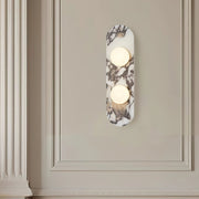 Covelyra Modern Minimalist Marble Glass Wall Lamp - Lamp Copper