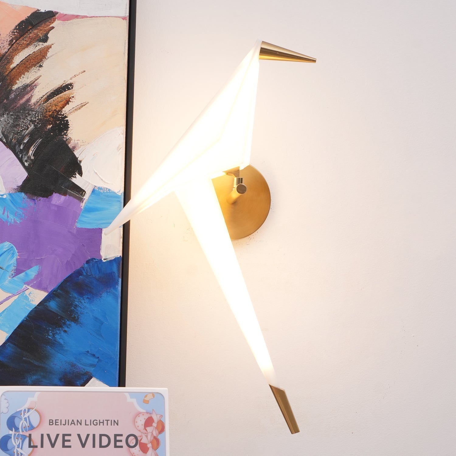 Paper Crane Wall Lamp - Aura Lighting