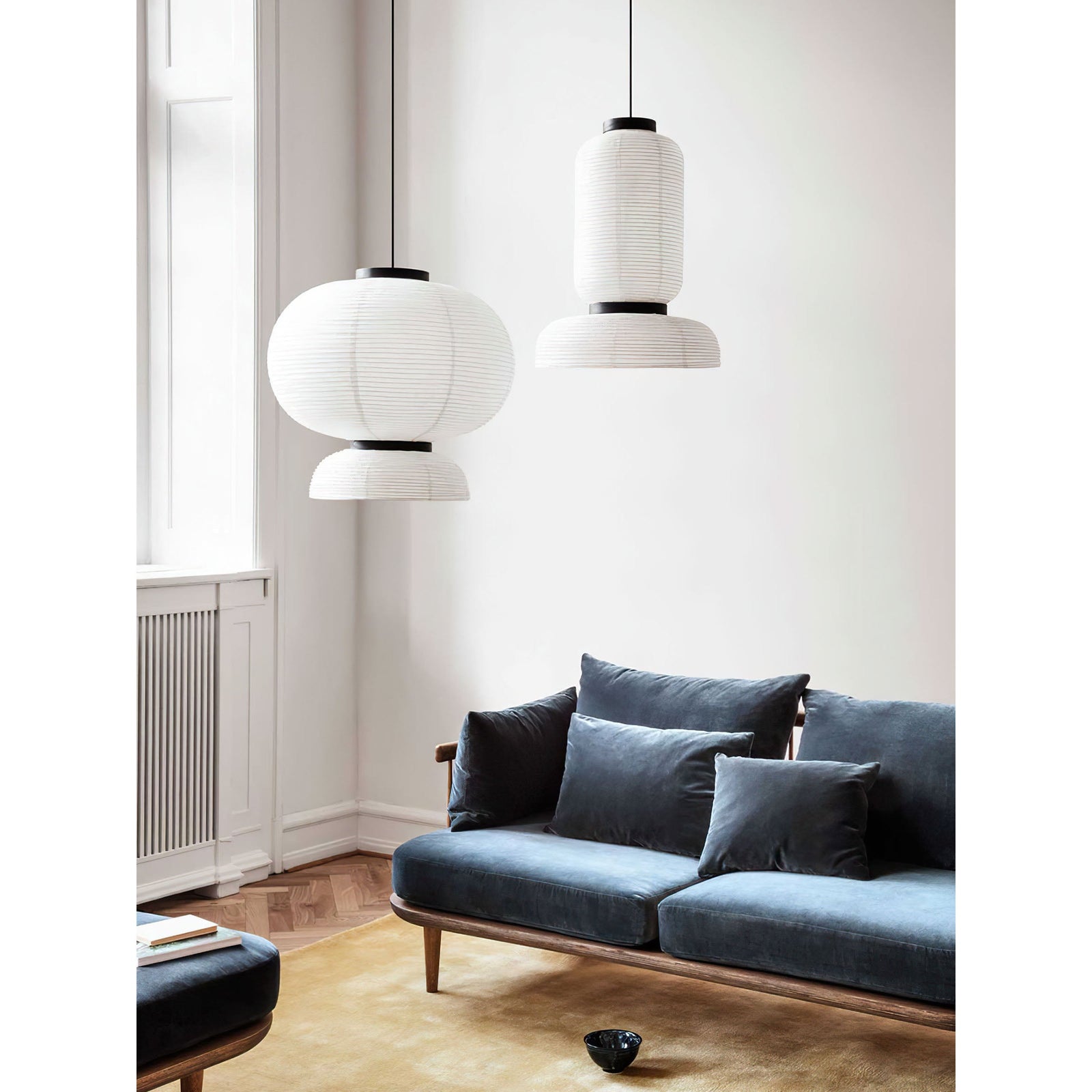 Cutheion Individual Creativity Rice Paper Pendant Lamp - Lamp Copper