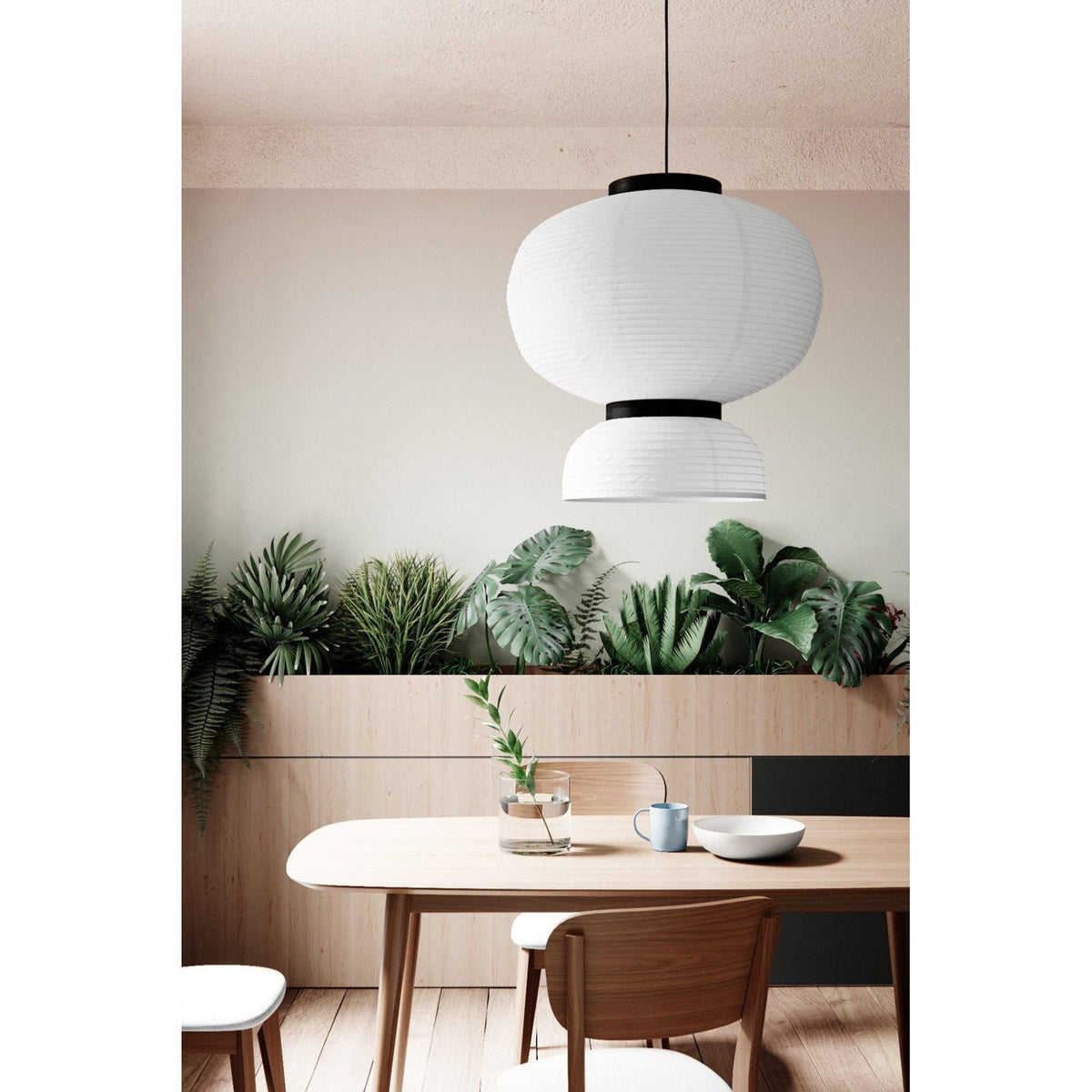 Cutheion Individual Creativity Rice Paper Pendant Lamp - Lamp Copper