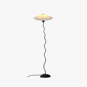 Mira Dinamarca Vintaje Forma de Paraguas Lámpara de Pie Blanca/Roja — imagen 1 | Aura Lighting