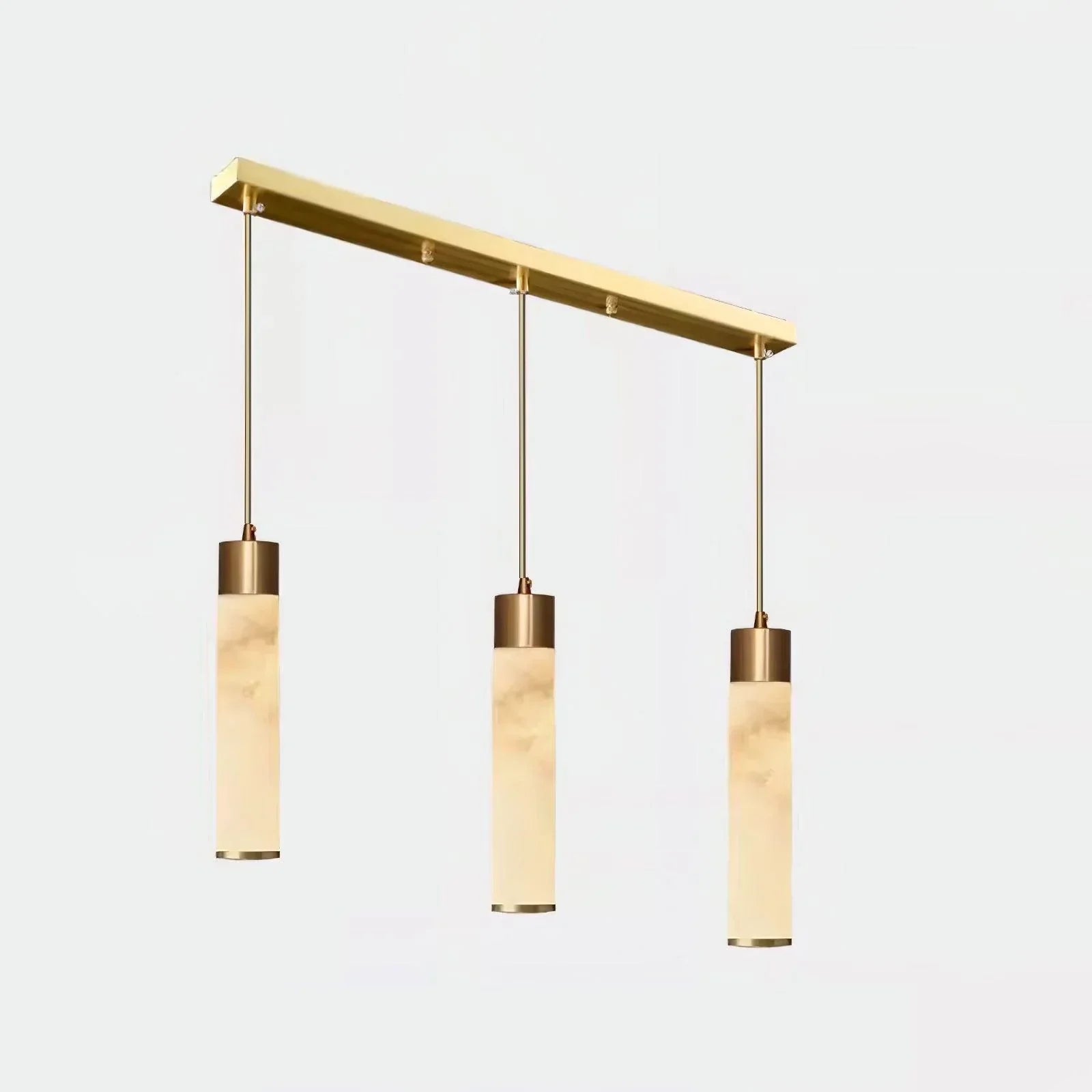 Dike White Alabaster Pendant Light — imagen 15 | Aura Lighting