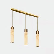Dike White Alabaster Pendant Light — imagen 15 | Aura Lighting