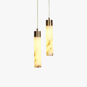 Dike White Alabaster Pendant Light — imagen 17 | Aura Lighting