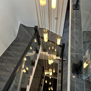 Dike White Alabaster Pendant Light — imagen 8 | Aura Lighting