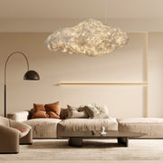 Elliros Textured Paper Pulp Pendant Light - Aura Lighting