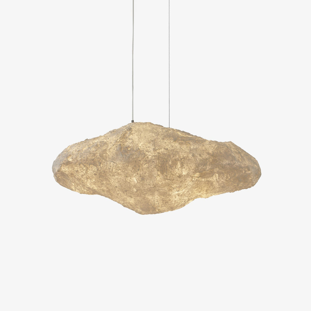Elliros Textured Paper Pulp Pendant Light - Aura Lighting