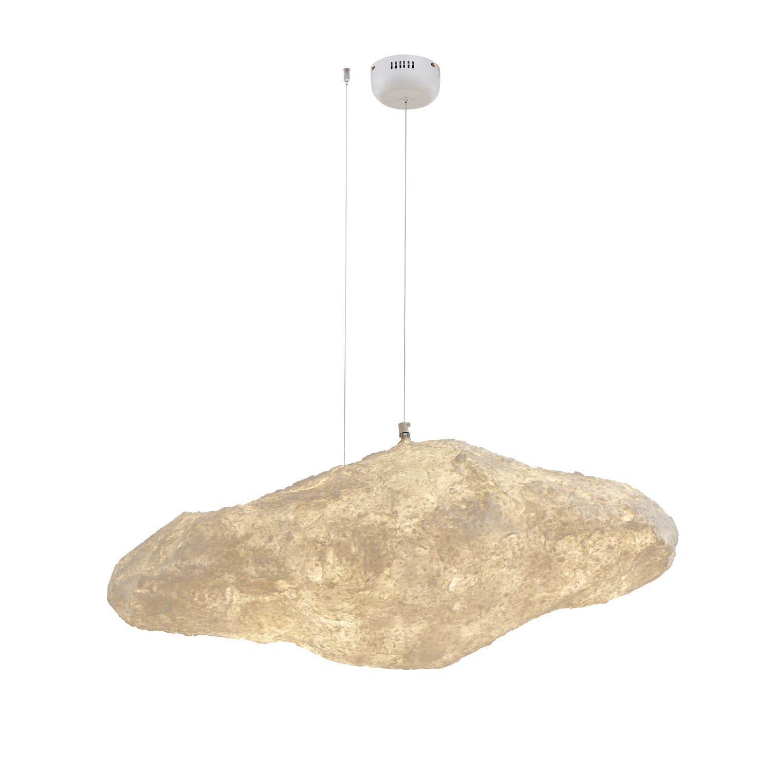 Elliros Textured Paper Pulp Pendant Light - Aura Lighting