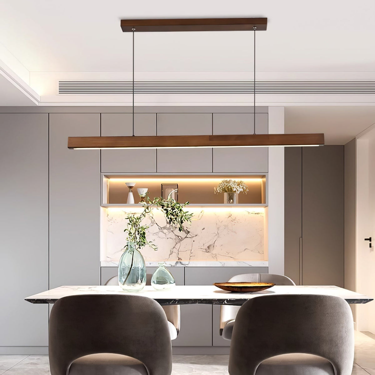 Linear Horizon Pendant Light - Aura Lighting