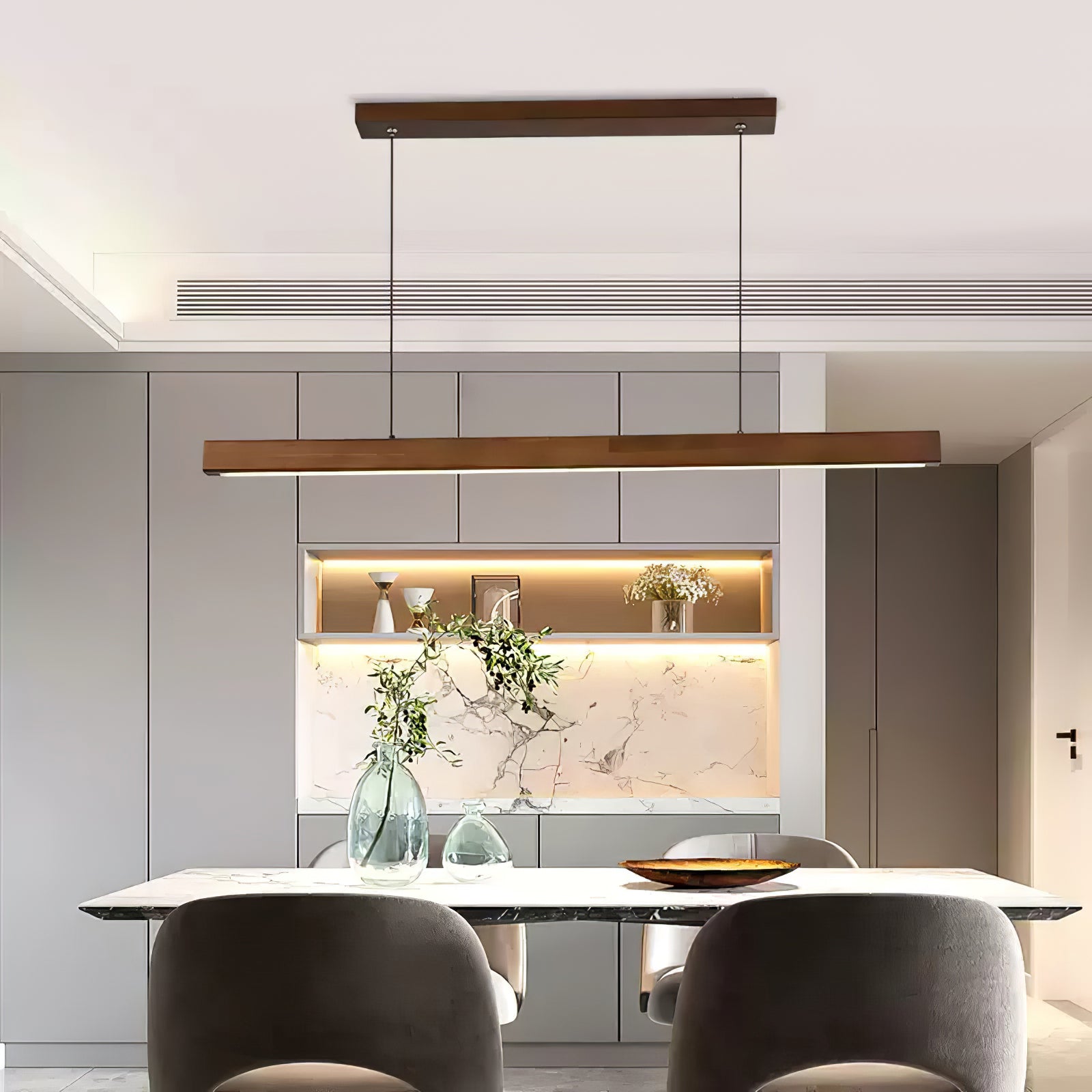 Linear Horizon Pendant Light - Aura Lighting