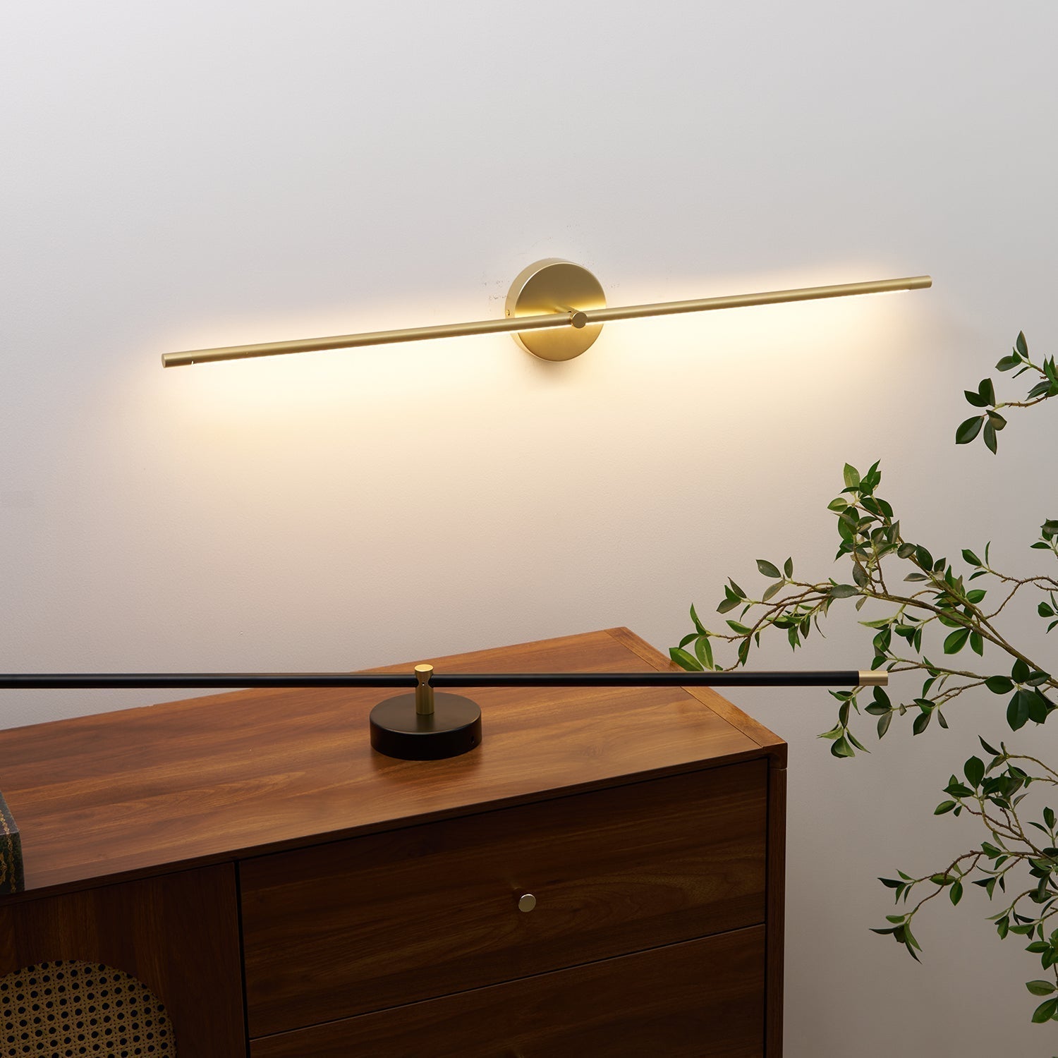 Minimalist Linear LED Wall Lamp - Aura Lighting