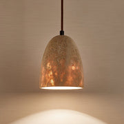 Evtheira Conical Travertine Pendant Light - Aura Lighting