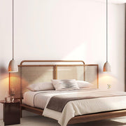 Evtheira Conical Travertine Pendant Light - Aura Lighting
