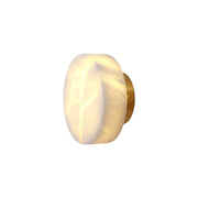 Glim Modern Minimalist Brass Metal Alabaster Wall Lamp - Lamp Copper