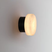 Glim Modern Minimalist Brass Metal Alabaster Wall Lamp - Lamp Copper