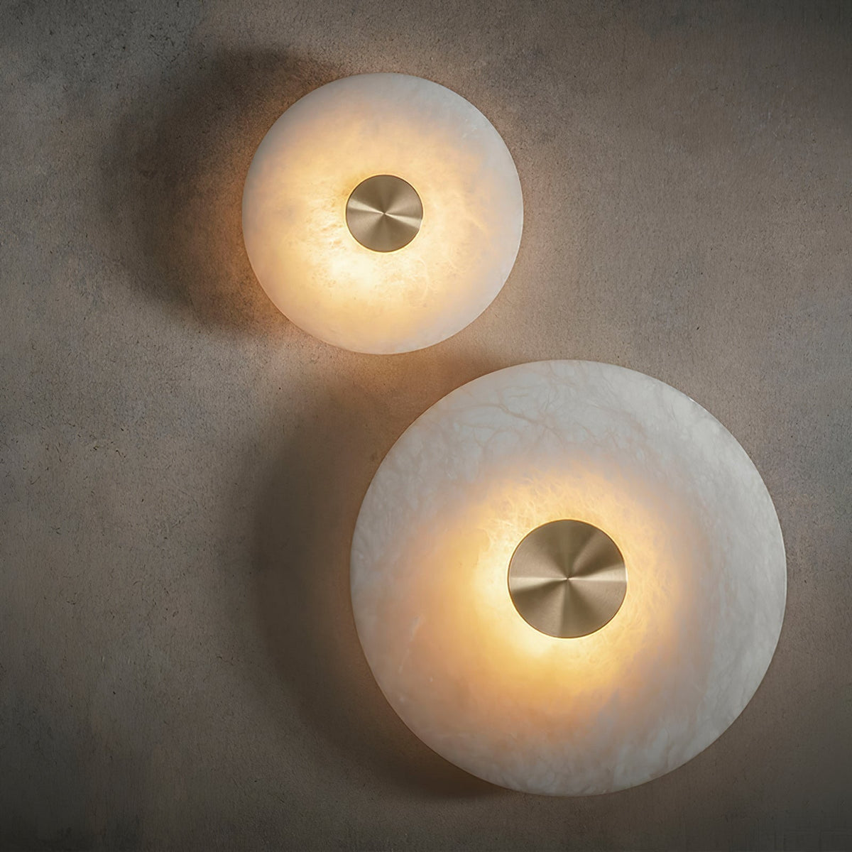 Ildvuvyu Modern Minimalist Alabaster Wall Lamp - Lamp Copper
