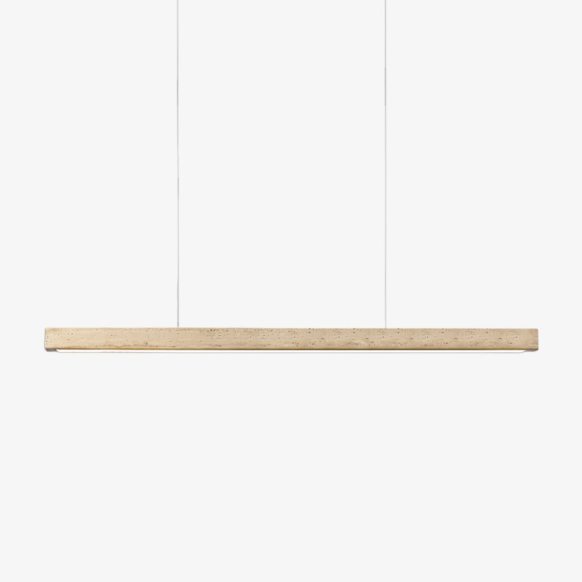 Imiror Minimalist Travertine Linear Pendant Light - Aura Lighting
