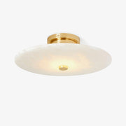 Jarnbruvyn Modern Brass Alabaster Metal Ceiling Lamp - Lamp Copper