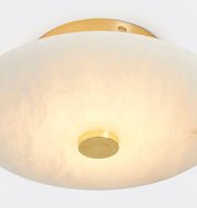 Jarnbruvyn Modern Brass Alabaster Metal Ceiling Lamp - Lamp Copper