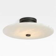 Jarnbruvyn Modern Brass Alabaster Metal Ceiling Lamp - Lamp Copper